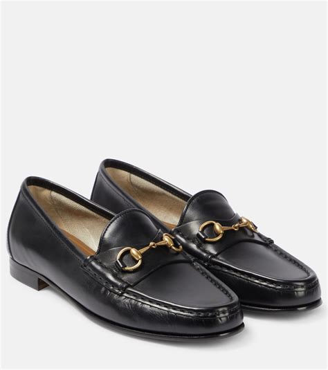 vintage gucci loafer horsebit 1953|Gucci Horsebit detailed leather loafers.